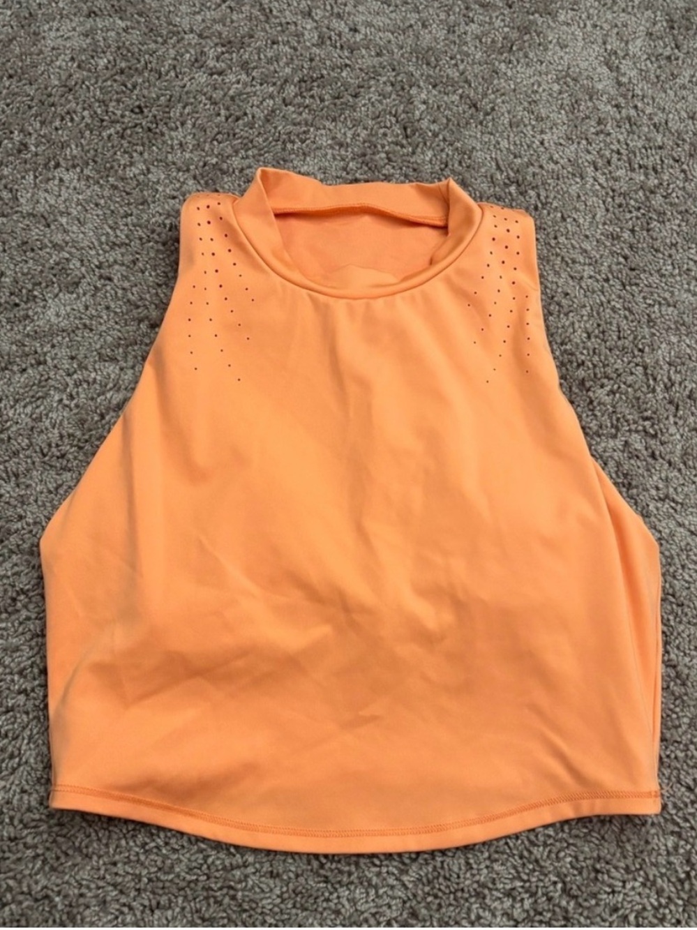 all in motion Orange High-Neck Performance Tank